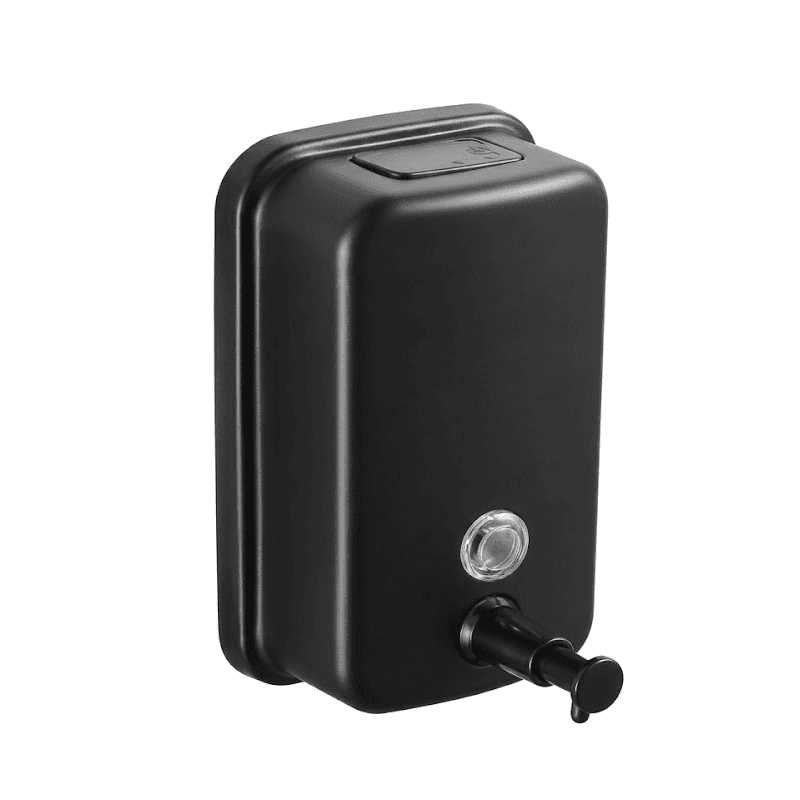 DISTRIBUTEUR SAVON LIQUIDE SIMPLE 800ML INOX NOIR MAT G.Z