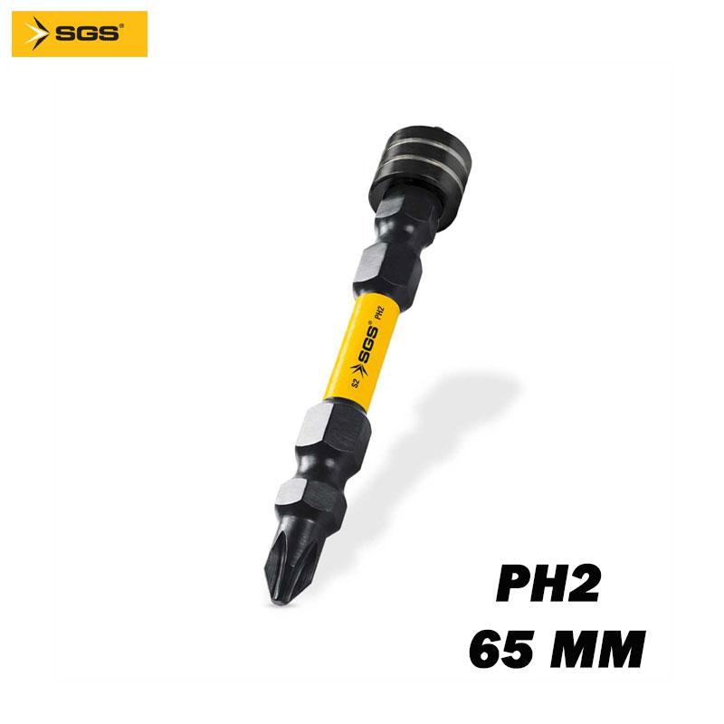 EMBOUT T VIS AM DOUBLE MAGNETIQUE PH 2X 65 IMPACT SGS