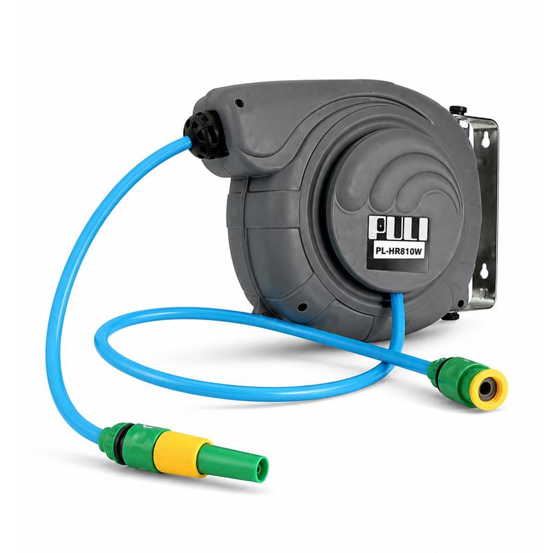 ENROULEUR JARDIN D'EAU AUTOM 3/8" 15 B FLEXI 10MT PULI