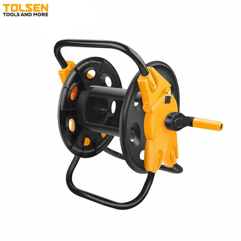 ENROULEUR MANUEL POUR TUYAU ARROSAGE 1/2" 45M TOLSEN
