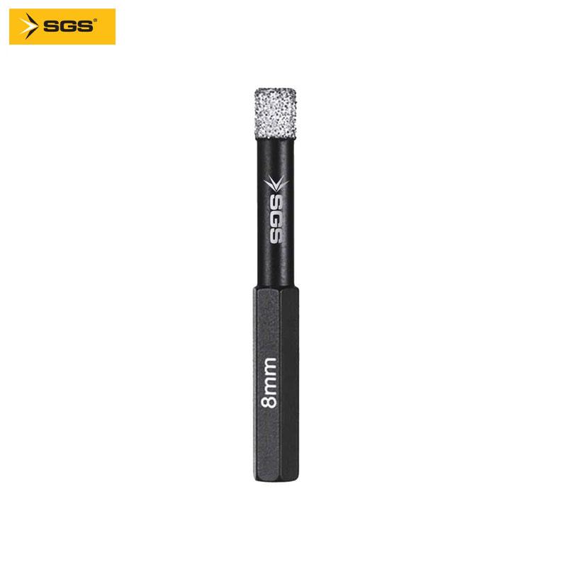 FORET DIAMONTEE POUR GRES CERAM & MATERIAUX DURS D 8.0MM SGS