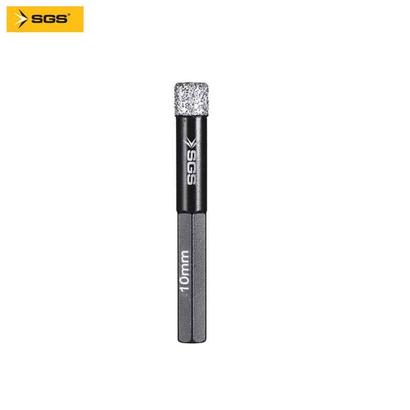 FORET DIAMONTEE POUR GRES CERAM & MATERIAUX DURS D 10.0MM SGS