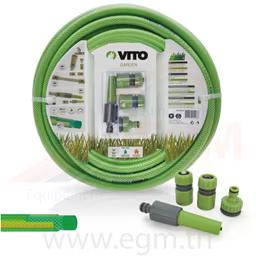 Kit d'arrosage tuyau 20 m Vito VIK6020 avec lance multi-jet