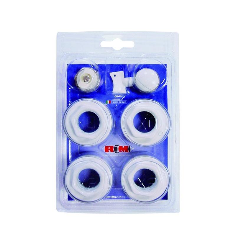 KIT DE BOUCHON ET REDUCTION 1"X1/2" POUR RADIATEUR EN ALUM