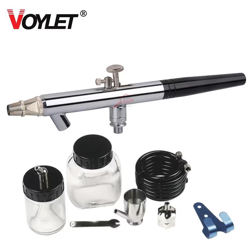 Kit aérographe Voylet ABS-128 avec buse 0,3 mm et godets