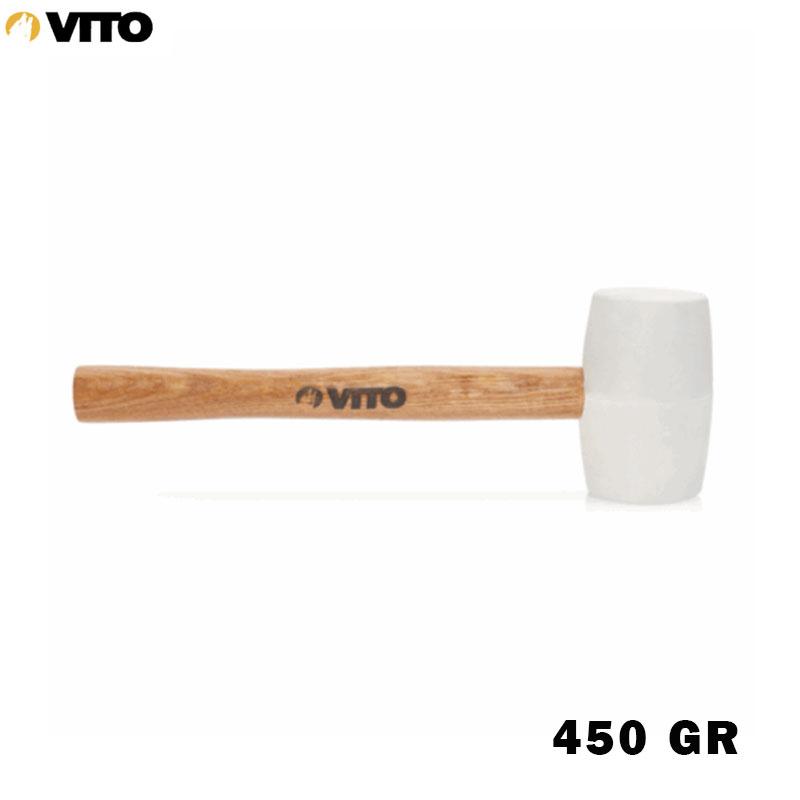 MAILLET CAOUTCH M.BOIS 450GR BLANC VITO