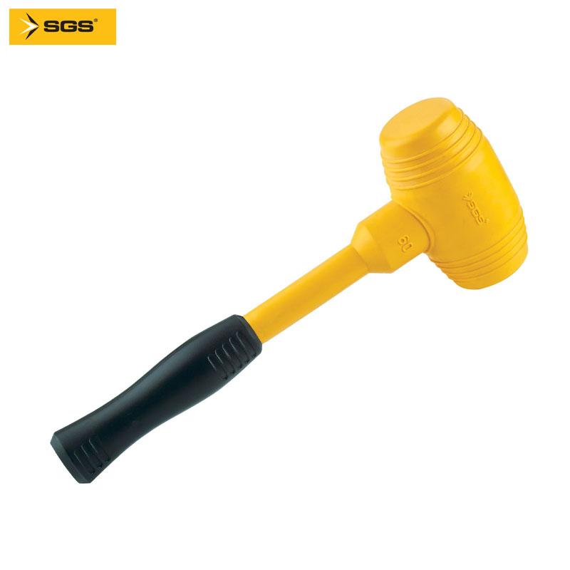 MAILLET EN CAOUTCHOUC M.FIBRE JAUNE N°60 SGS