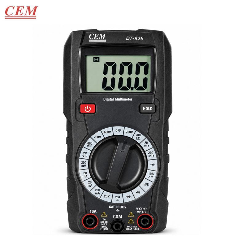 MULTIMERTRE 600V-10A TRMS DT-926A CEM