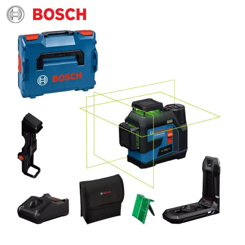 NIVEAU LASER VERT 3 LIGNE 360° CHARGABLE BATERIE BA 3.7V 3.0AH XL IP65 GLL 80-33G BOSCH