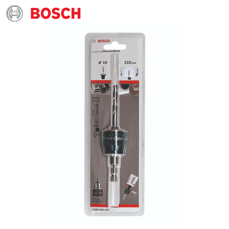 ARBRE SCIE TREPANS PAWER CHANGE 3/8" 8.7MM BOSCH