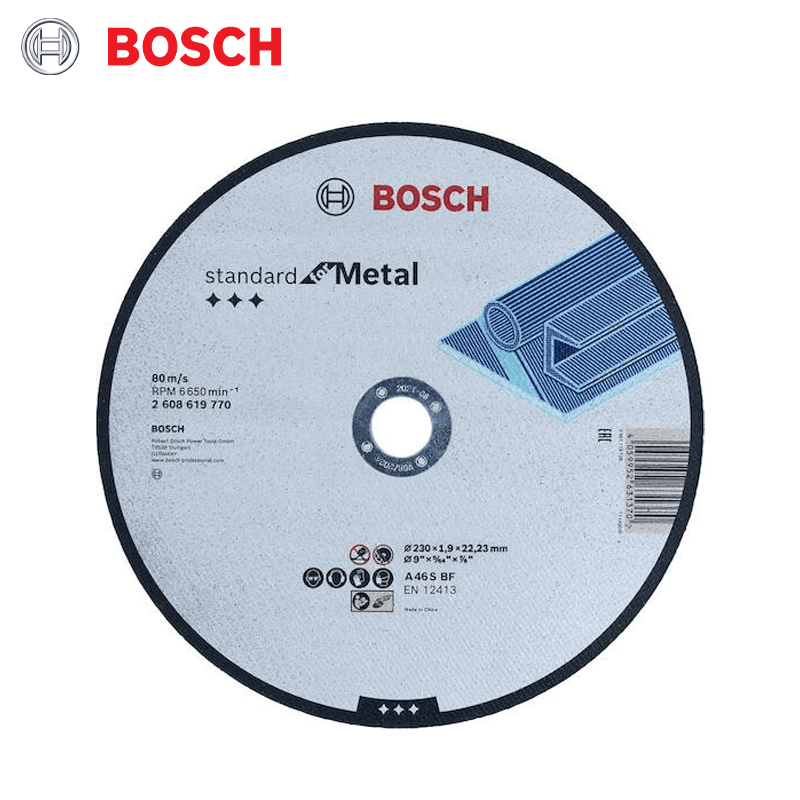 DISQUE À TRONÇONNER D 230X1.9X22.2 STANDARD FOR METAL BOSCH