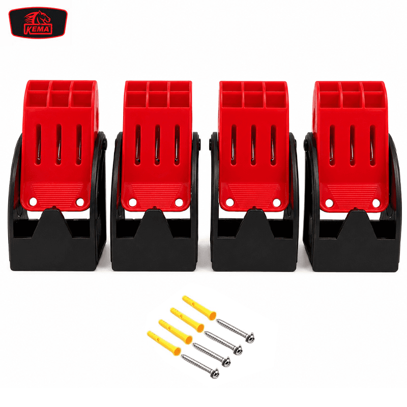 JEUX DE 4 PINCES DE FIXATION ROBUSTES POUR TAPIS DE SOL DE LAVAGE KEMA TOOLS