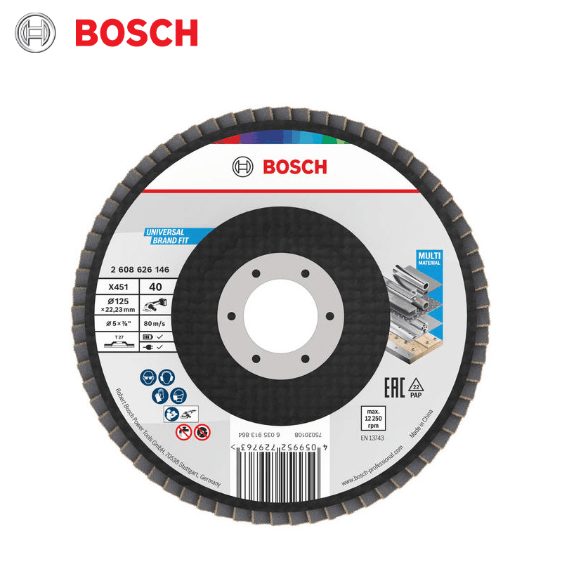 DISQUE A LAMELLE INOX D125 BOSCH