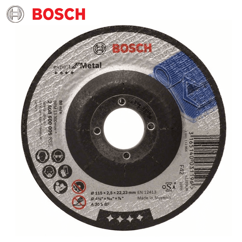 DISQUE A TRONÇONNER D 115X2.5X22.2 PRO METAL BOSCH