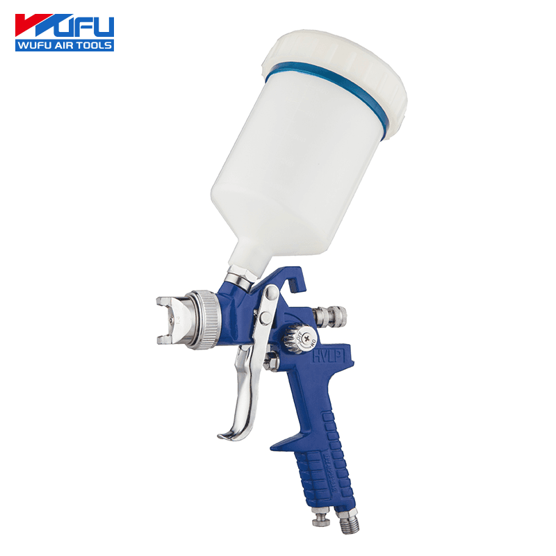 PISTOLET PEINTURE HVLP GOUDET RENVERSE 600ML H-825G BUSE 1.7MM 1L WUFU