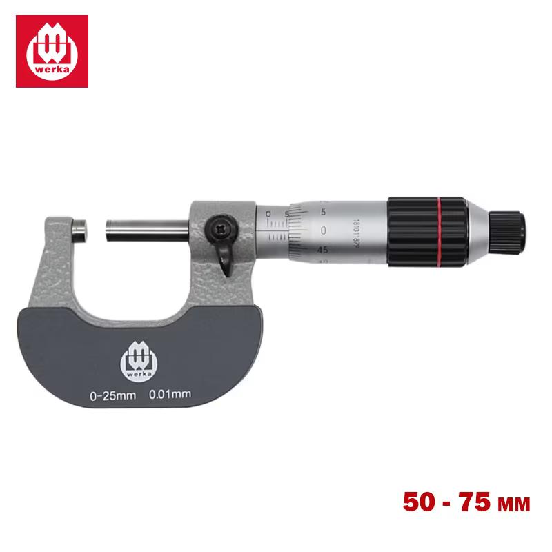 palmer extérieur 50-75 mm 0.01MM DIN863 WERKA