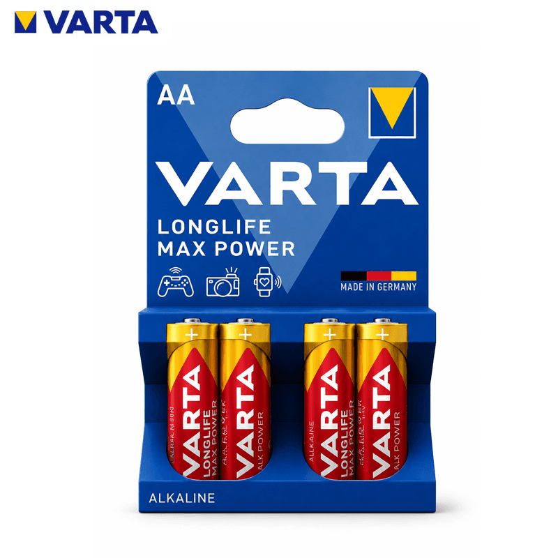 PILLE ROND LONGLIFE POWER D R20 1.5V 2PCS VARTA