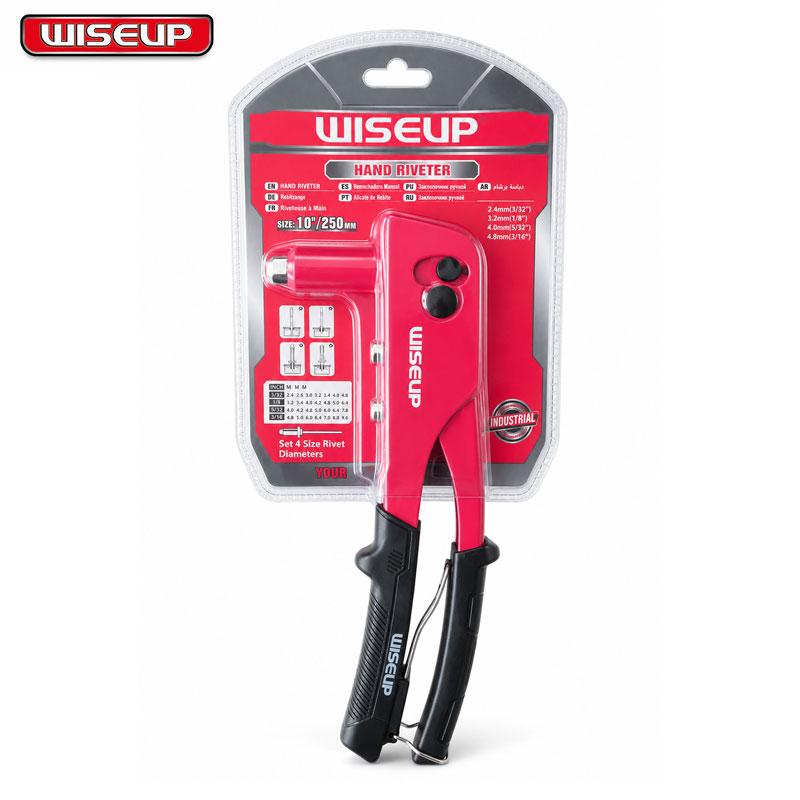 PINCE A RIVET A MAIN INDUSTRIEL 10"/250MM 2.4/3.2/4.0/4.8 WISEUP