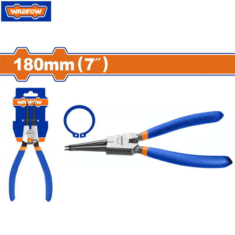 PINCE CIRCLIPS 180MM EXT DROITE WADFOW