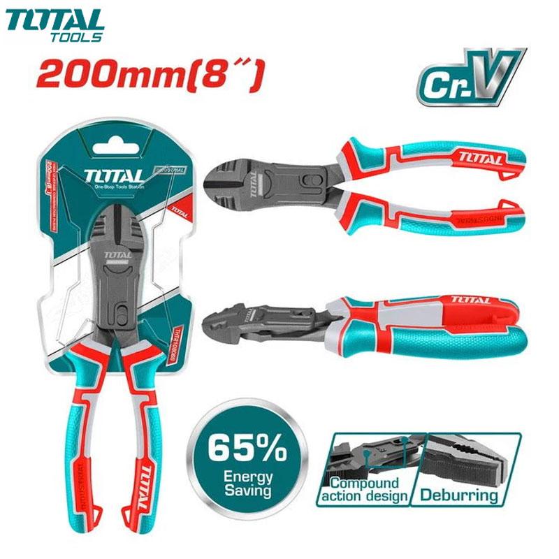 PINCE COUPANTE GROS EFFORT 8"-200MM CR-V TOTAL