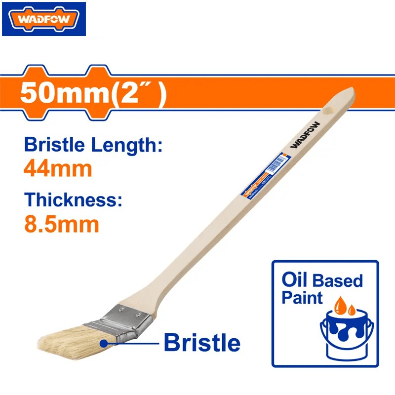 PINCEAU RADIATEUR MANCHE BOIS 50MM WADFOW