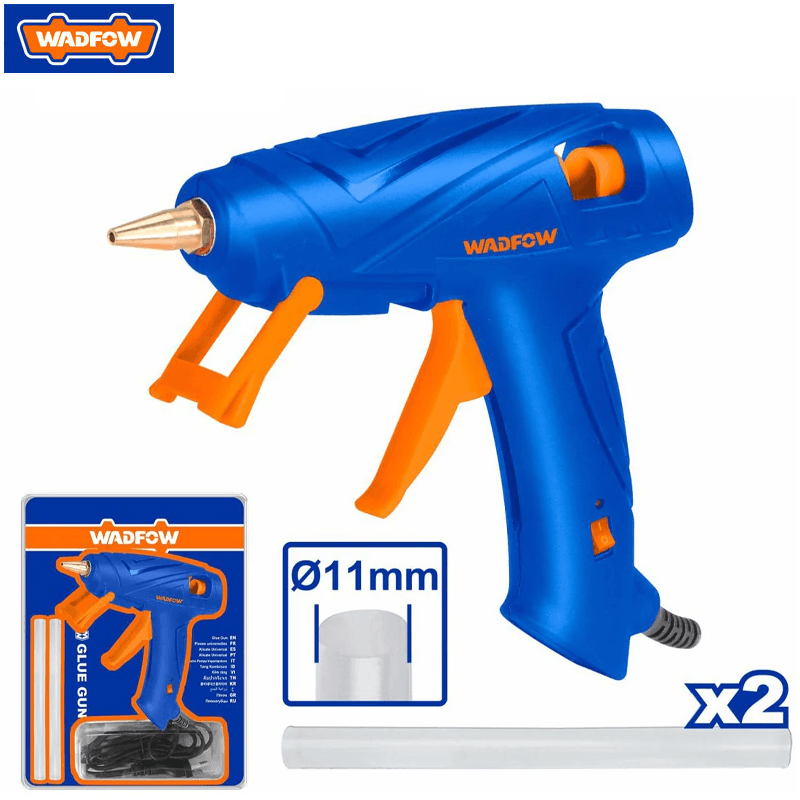 PISTOLET COLLE THERMIQUE 150W + 2 BATTON COLLE 11MM WADFOW