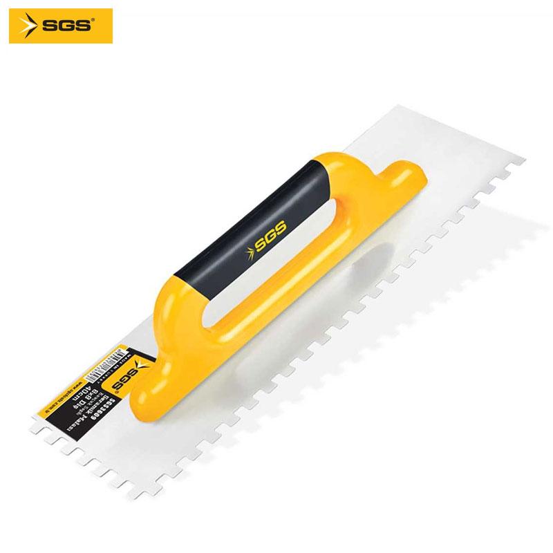 PLATOIR CRANTE 8X8 EN INOX MANCHE BI-MATIERE 400MM SGS