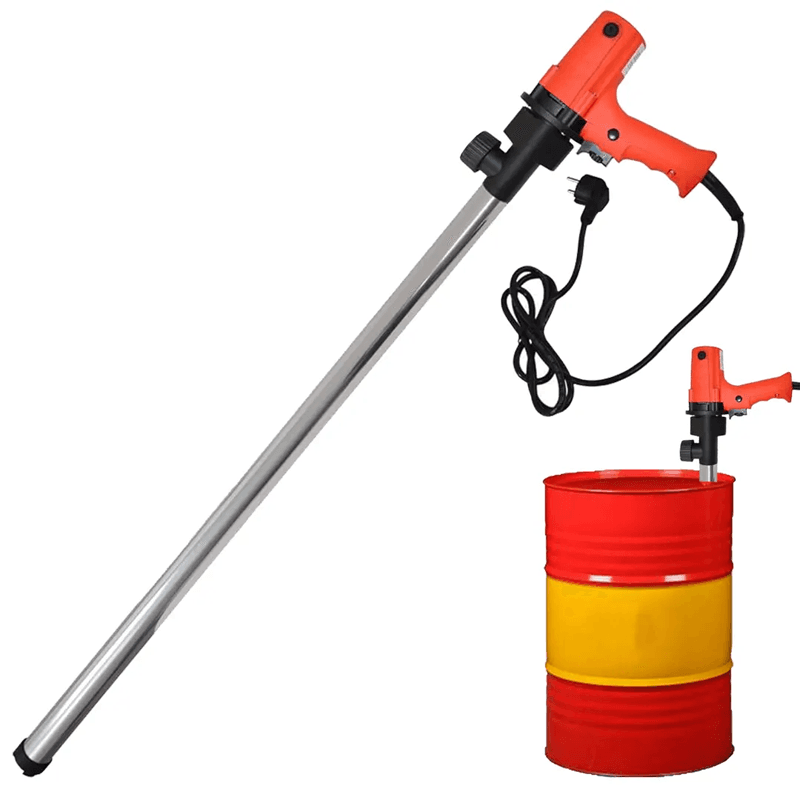 POMPE A HUILE POUR FUT ELECTRIQUE 220V AVEC FLEXIBLE 800W 30-100L/MIN CHINA