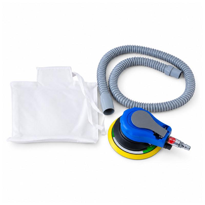 PONCEUSE EXCENTRIQUE PNEUMATIQUE AVEC FLEXIBLE 150 MM X-C