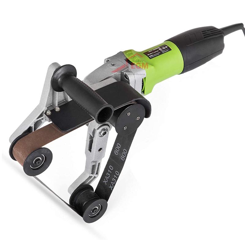 PONCEUSE A BANDE 3 GALET POUR TUBE ACIER INOXYDABLE 800W