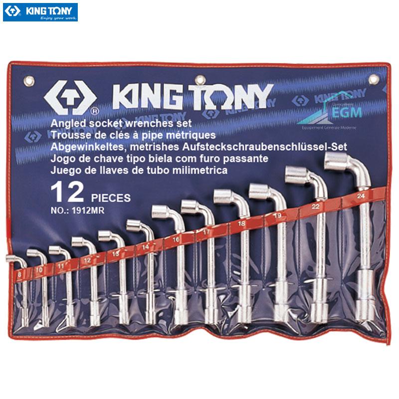 JEUX CLE A PIPE 6PANT 12PCS 8-24 KING TONY