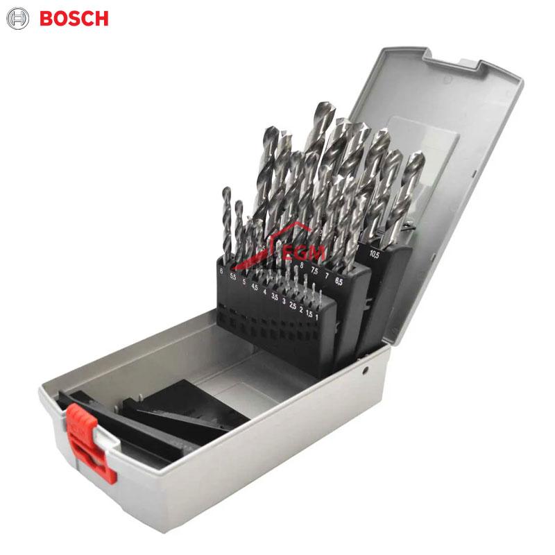 JEUX DE MECHE 25PCS HSS-G 1-13MM COFRE METAL BOSCH