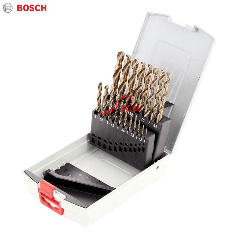 JEUX DE MECHE 19PCS HSS-CO 1-10MM EN COFRE BOSCH