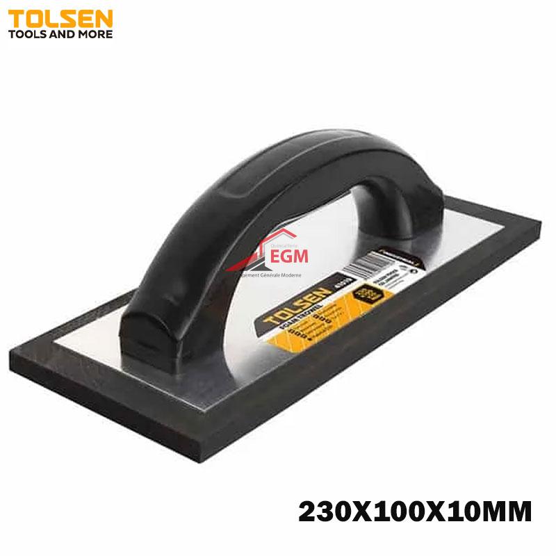 TALOCHE EN MOUSSE MANCHE PLASTIQUE 230X100X10MM TOLSEN