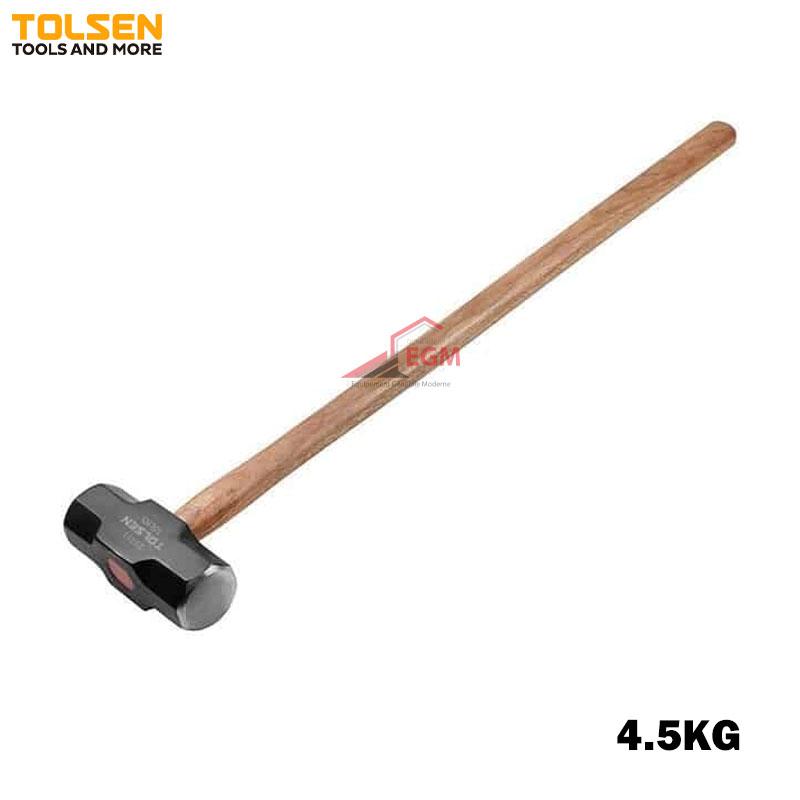 MASSE RONDE MANCHE BOIS 4.5KG TOLSEN