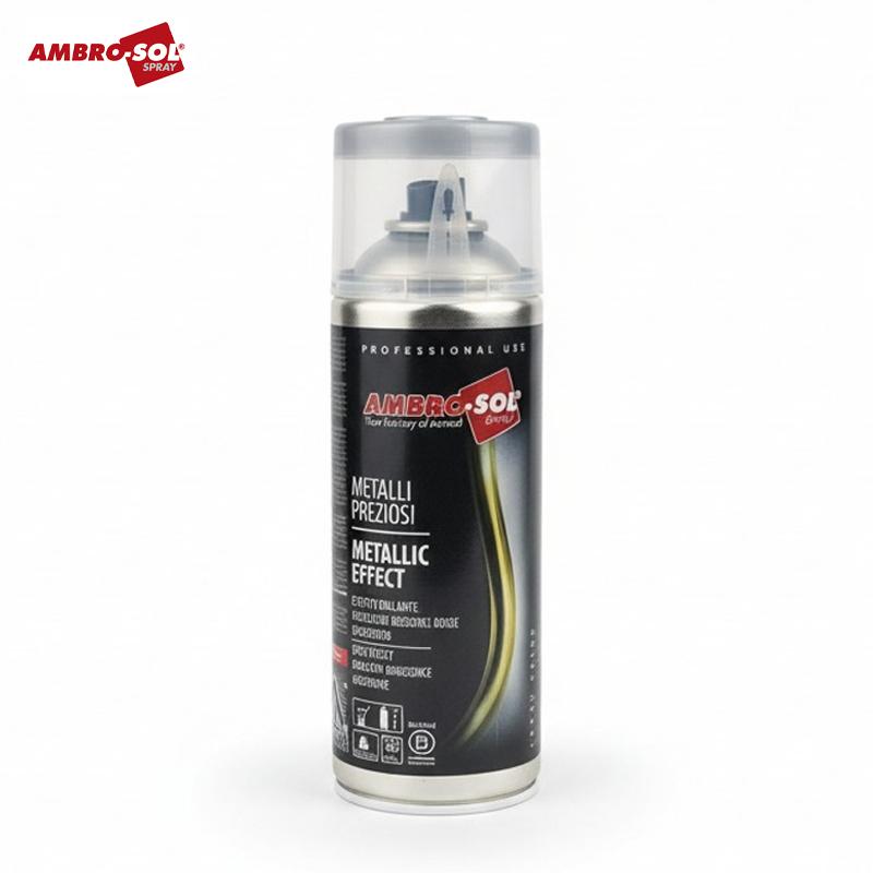BOUTEILLE PEINTURE ACRYLIQUE ARGENT CHROME 400 ML AMBRO-SOL