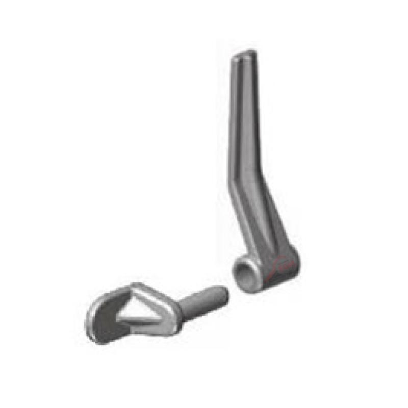 Penture a souder Ø16 haute 155 mm avec gond Ø16