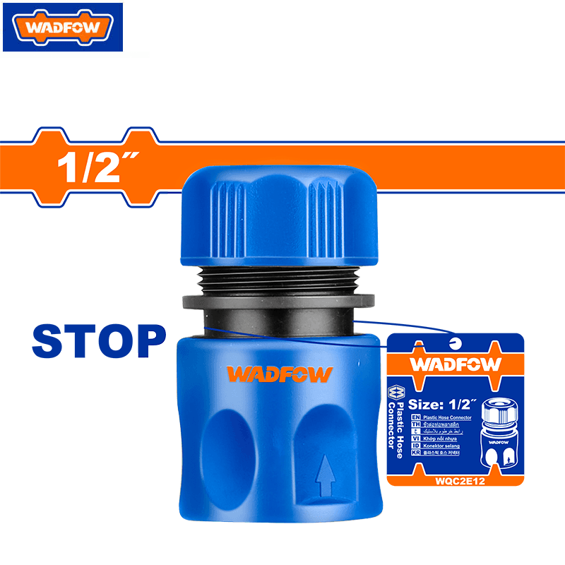RACCORD RAPIDE POUR TUYAU AUTOSTOP 1/2" WADFOW