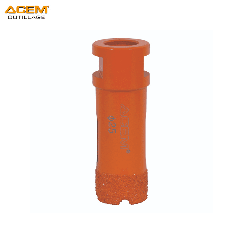 SCIE TREPANS DIAMANTES A SEC POUR CERAMIQUE/MARBRE/CARREAUX M14-25MM ACEM