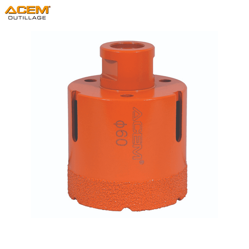 SCIE TREPANS DIAMANTES A SEC POUR CERAMIQUE/MARBRE/CARREAUX M14-60MM ACEM