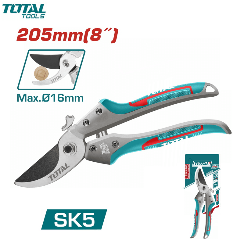 SECATEUR JARDIN EN ALUM LAME COURTE SK5 205MMMM TOTAL