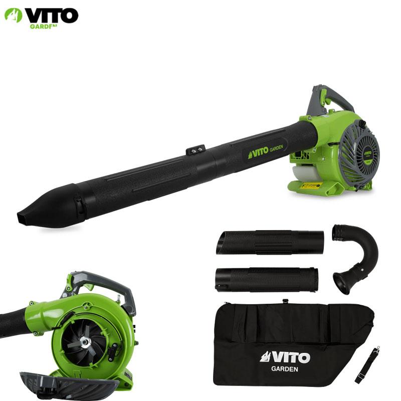 SOUFFLEUR & ASPIRATEUR DE JARDINIER THERMIQUE 2T 25.4CC 1.0CV VITO
