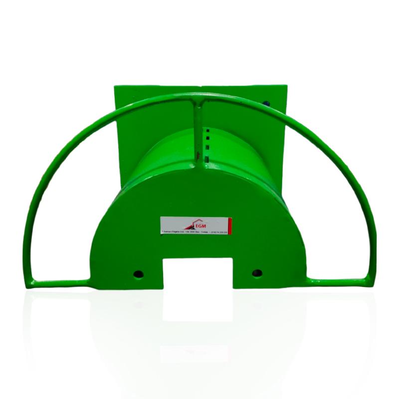 SUPPORT TUYAU MURAL EN ACIER PEINTURE EPOXY