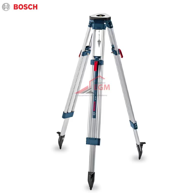 Trépied Bosch BT 160 Professional en aluminium, filetage 5/8"