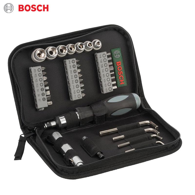 TROUSSE MIXTE EMBOUT T VIS & DOUILLE P VISSEUSE 38PCS BOSCH