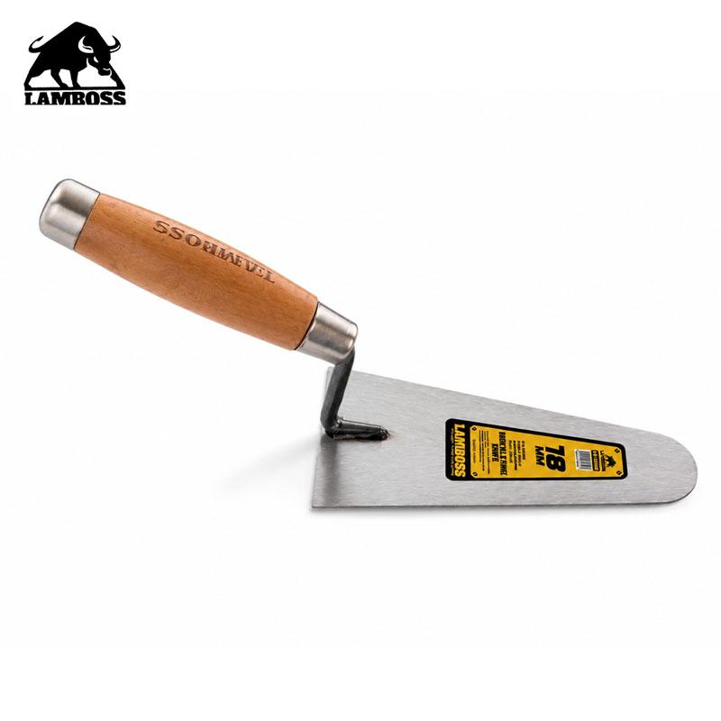 TRUELLE MACON A BOUT ROND M.BOIS 180MM LAMBOSS