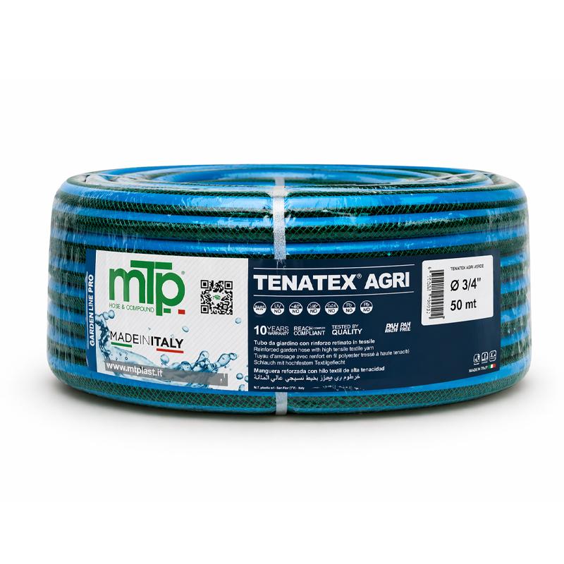 TUYAU ARROSAGE-19.0MM JAUNE & VERT 50 METRE TENATEX MTP ITALY