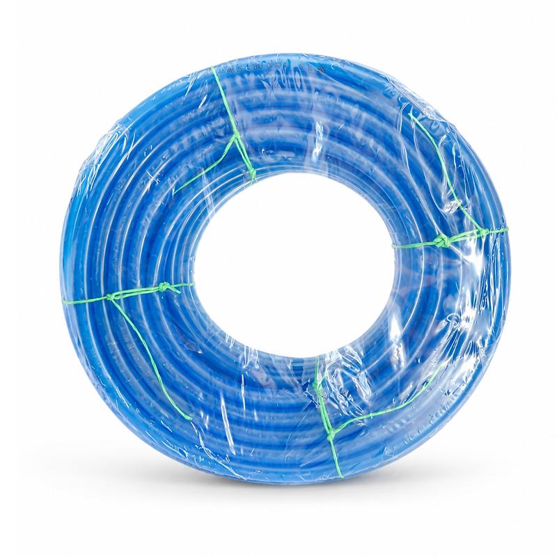 TUYAU ARROSAGE RENFORCE 18MM BLEU 50 METRE A.S