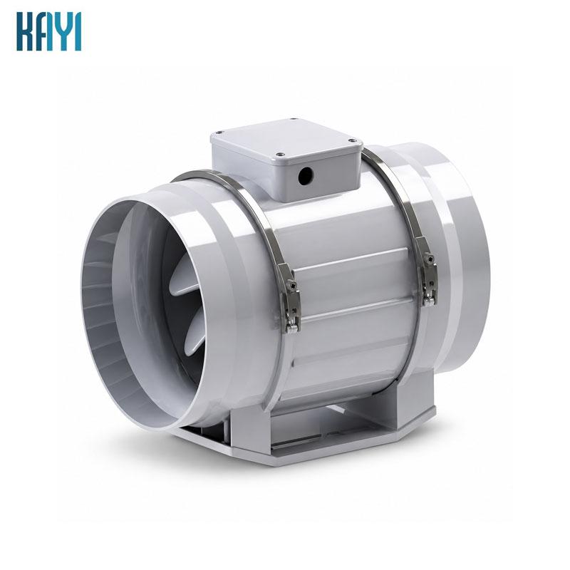 VENTILATEUR MIXTE EN LIGNE EN PLASTIQUE D125 56W KAYI