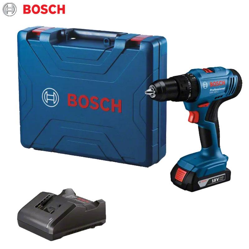 VISSEUSE PERCEUSE CHARG GSB 183-LI A 1 BATTERIE 2.0Ah 18V 1650 t/min 21/56/60-Nm BOSCH